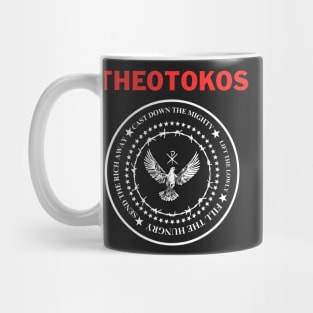 Ramones Parody Theotokos Magnificat Virgin Mary Punk Mug